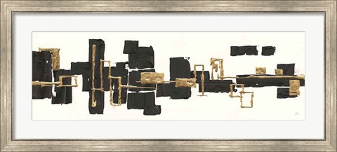 Framed Gilded Boxes III Print