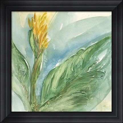 Framed Exotic Flower II Print