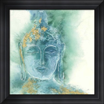 Framed Gilded Buddha I Print