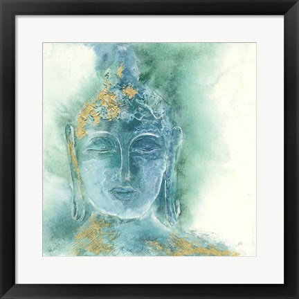 Framed Gilded Buddha I Print