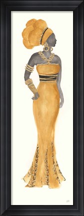 Framed Global Fashion III Print