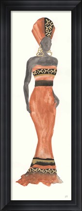 Framed Global Fashion I Print
