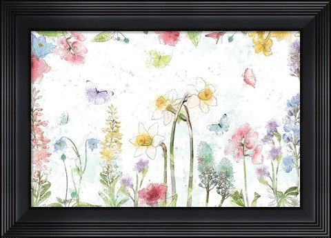 Framed Spring Splash I Print