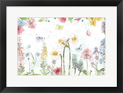 Framed Spring Splash I Print