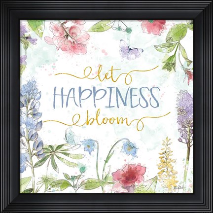 Framed Spring Splash IV Print