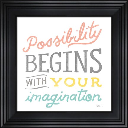 Framed Possibility Print