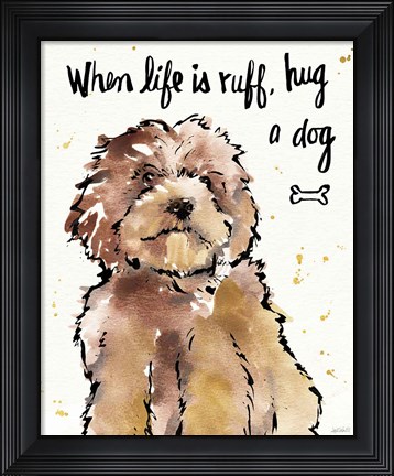 Framed Strike a Paws XIII Print