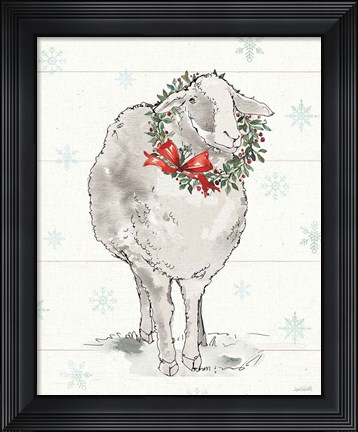 Framed Modern Farmhouse XI Christmas Print