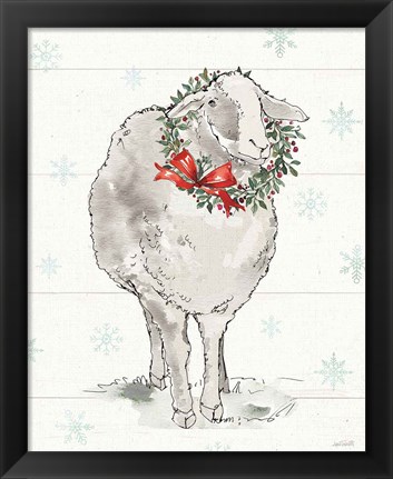 Framed Modern Farmhouse XI Christmas Print