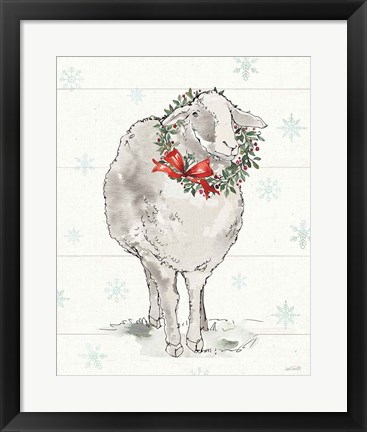 Framed Modern Farmhouse XI Christmas Print