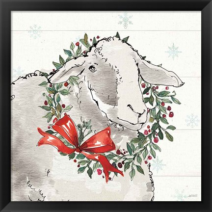 Framed Modern Farmhouse XIII Christmas Print