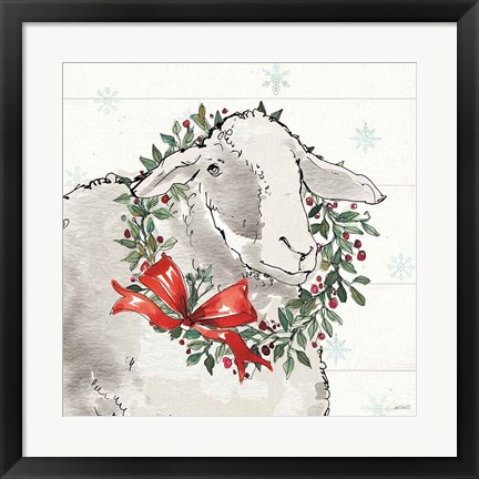 Framed Modern Farmhouse XIII Christmas Print