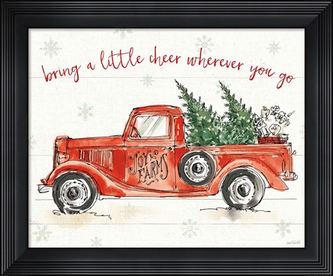 Framed Modern Farmhouse VIII Christmas Print