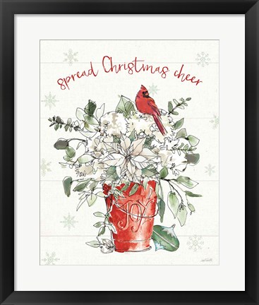 Framed Modern Farmhouse V Christmas Print