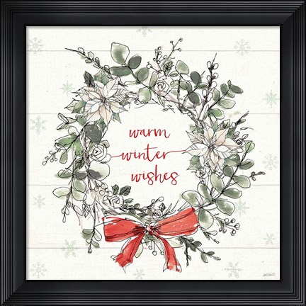 Framed Modern Farmhouse VII Christmas Print