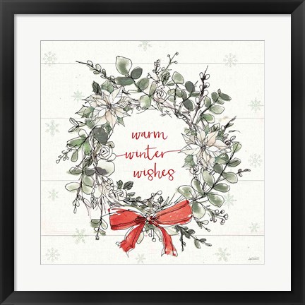 Framed Modern Farmhouse VII Christmas Print