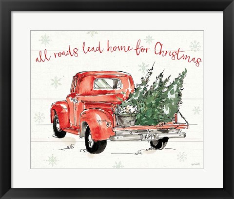 Framed Modern Farmhouse IX Christmas Print