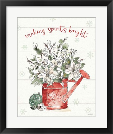 Framed Modern Farmhouse IV Christmas Print