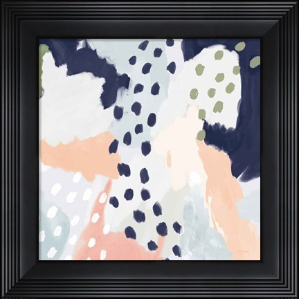Framed Pastel Life I Crop Print