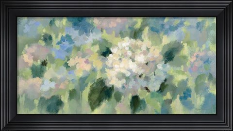 Framed Hydrangea Mosaic Print