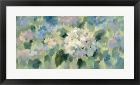 Framed Hydrangea Mosaic Print