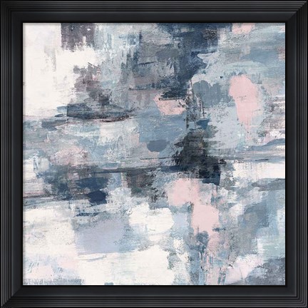 Framed In the Clouds Neutral Pink Crop Print