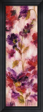 Framed Exuberant Florals III Print