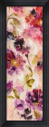 Framed Exuberant Florals II Print