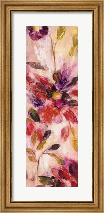 Framed Exuberant Florals I Print