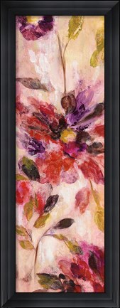 Framed Exuberant Florals I Print