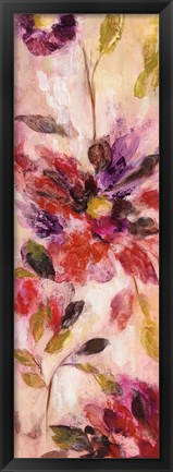 Framed Exuberant Florals I Print