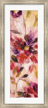 Framed Exuberant Florals I Print
