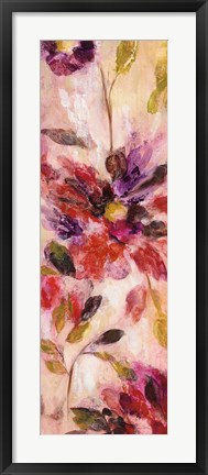 Framed Exuberant Florals I Print