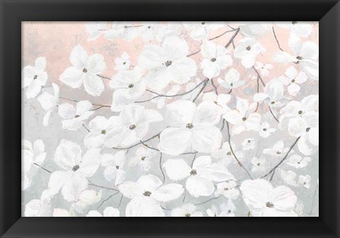 Framed Bringing in Blossoms Blush Print