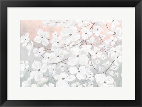 Framed Bringing in Blossoms Blush Print