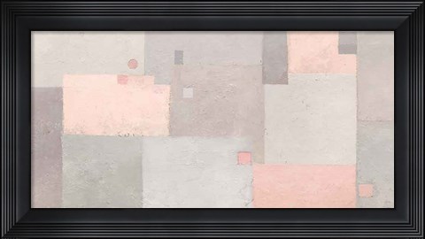 Framed Middle Earth Blush Print