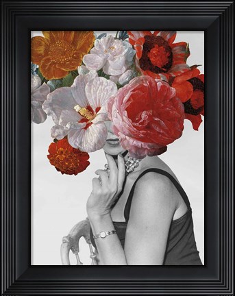 Framed Garden Party II Print