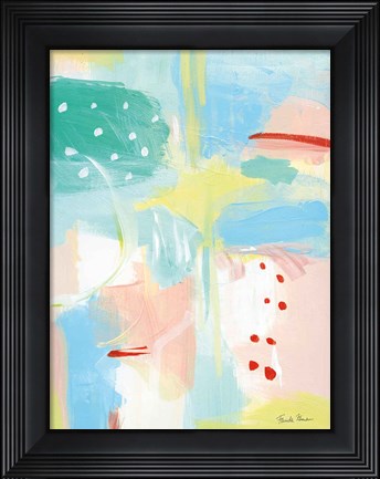 Framed Fresh Face Abstract I Print