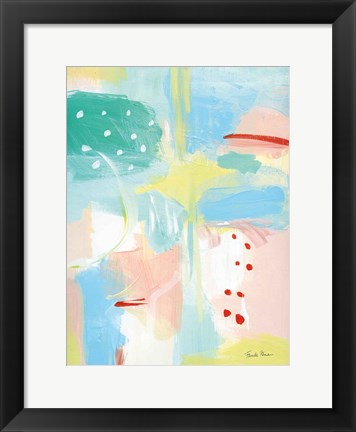 Framed Fresh Face Abstract I Print