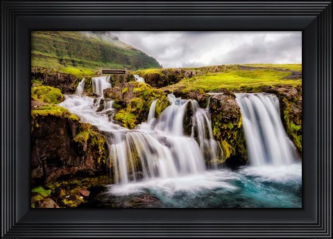Framed Beneath the Falls Print