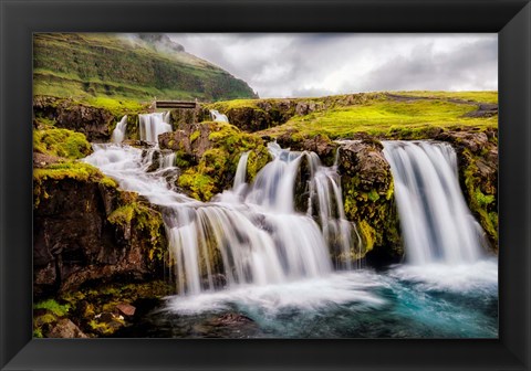 Framed Beneath the Falls Print