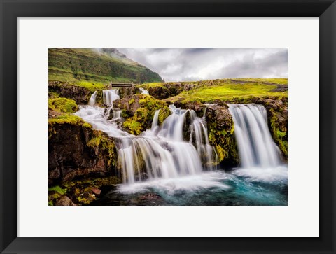 Framed Beneath the Falls Print