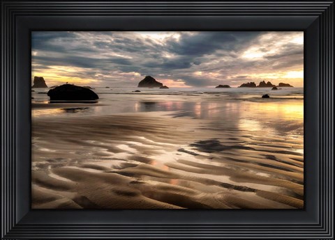 Framed Pacific Low Tide Print