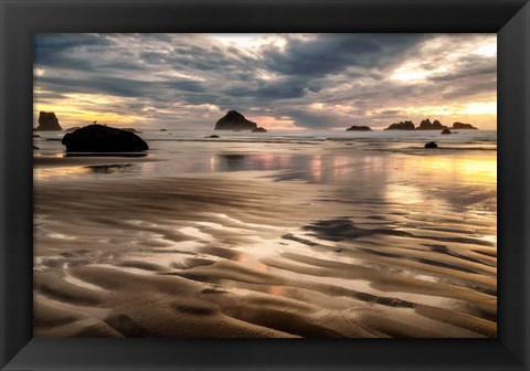 Framed Pacific Low Tide Print