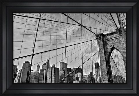 Framed Brooklyn Bridge Print