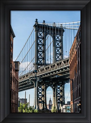 Framed Manhattan Bridge Print