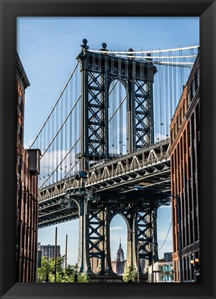 Framed Manhattan Bridge Print