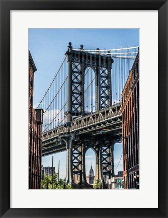 Framed Manhattan Bridge Print