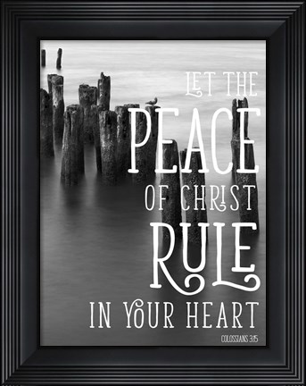 Framed Rule Your Heart Print
