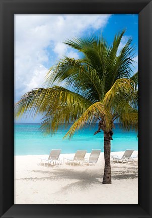 Framed Relaxing Beach Print